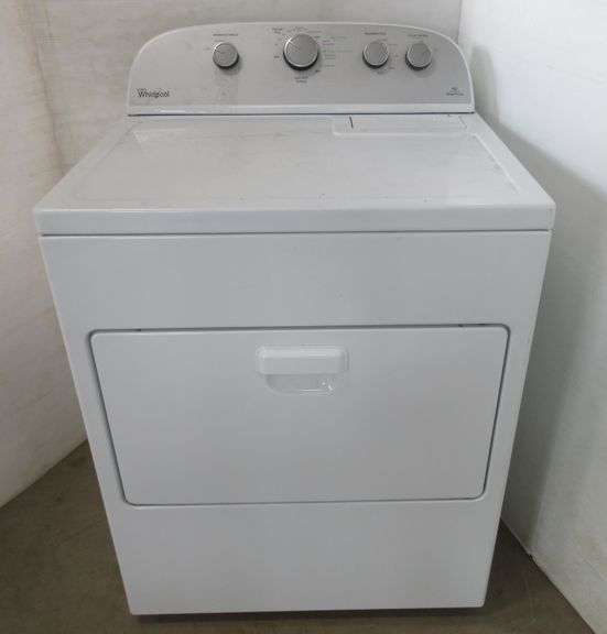 Whirlpool high efficiency sensor dryer, Model No. WED500DW2, Serial No