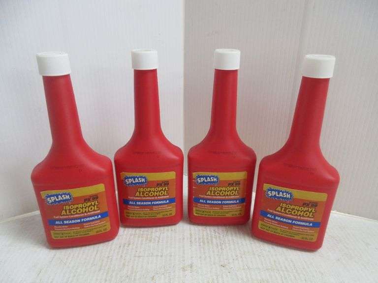 (4) 10 fl. oz. Isopropyl alcohol fuel system conditioner and antifreeze