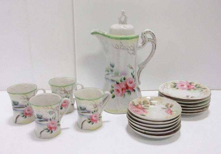 17Piece Nippon tea set Albrecht Auction Service