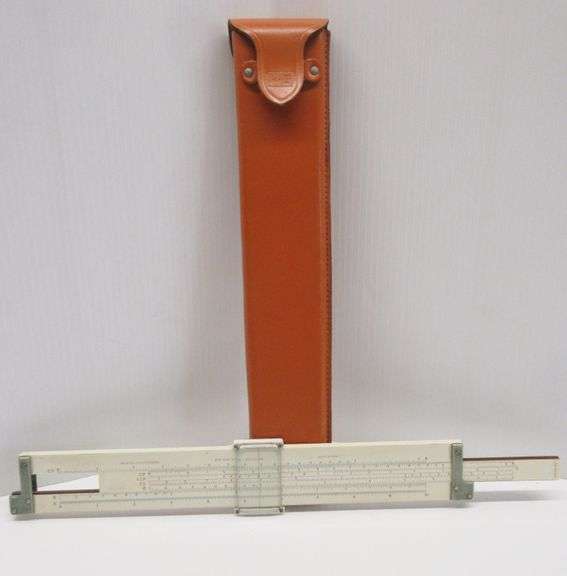 Keuffel and Esser Co. NY, slide ruler with case - Albrecht Auction Service