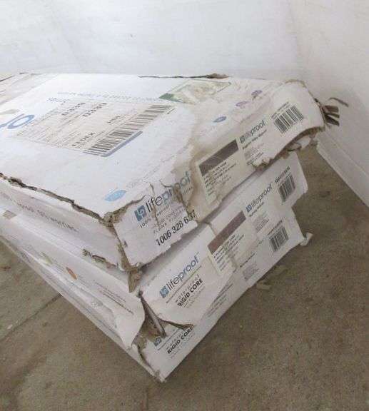 (3) Boxes of Lifeproof flooring, 19.8 sq. ft. per box, two are Nutmeg