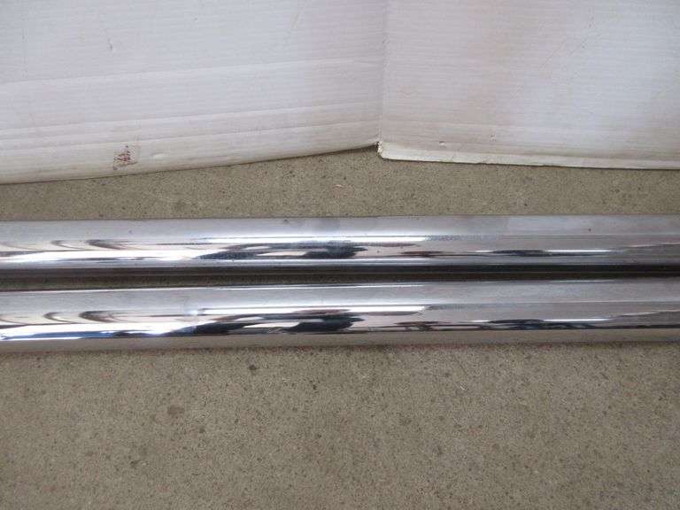 6' Chrome bed rails for pickup Albrecht Auction Service