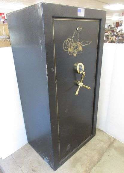 American Eagle gun safe, 30"W x 22"D x 60"H, nice, some wear from use