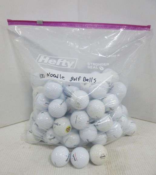 (100) Noodle golf balls Albrecht Auction Service