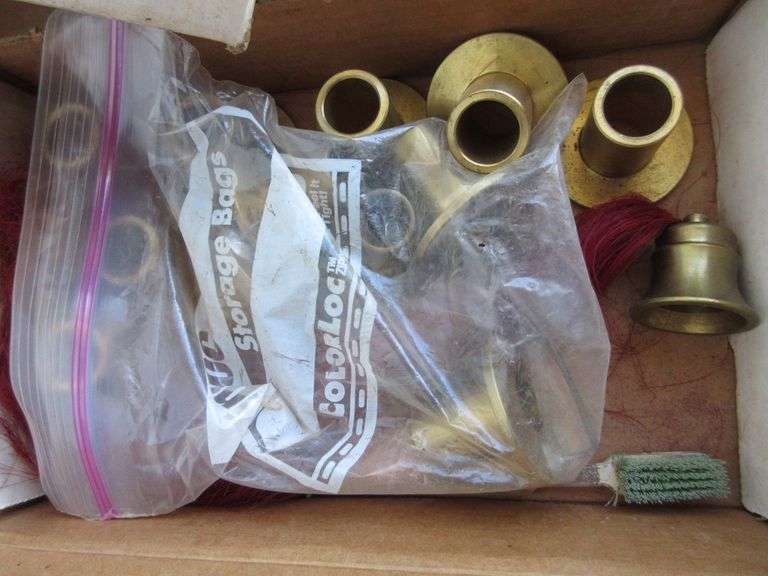 Box of Various Tools, Includes Drill Grinding Attachment, Drill Bits