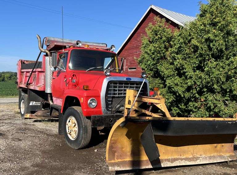 This item Selling ABSOLUTE! 1986 L8000 Ford Dump Truck, 3208 Cat