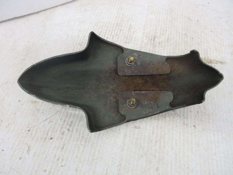 1930s to 1940s Dagmar bumperette bumper guard with brass bolts, mounts