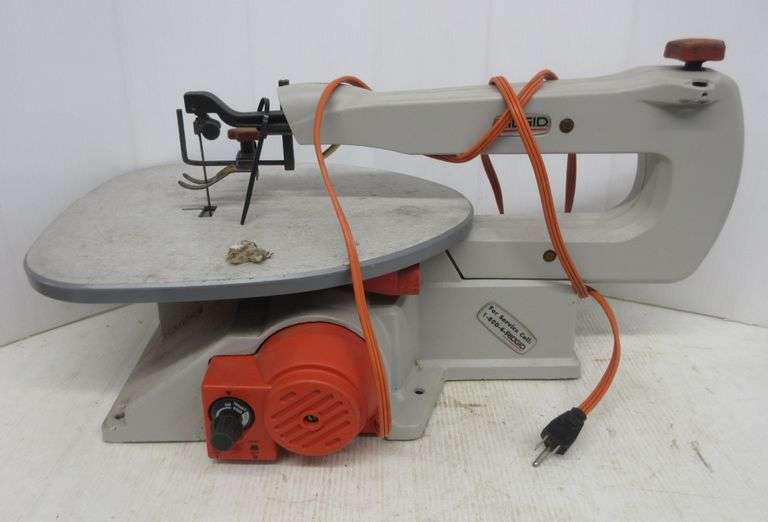 Ridgid scroll saw, works great, clean Albrecht Auction Service