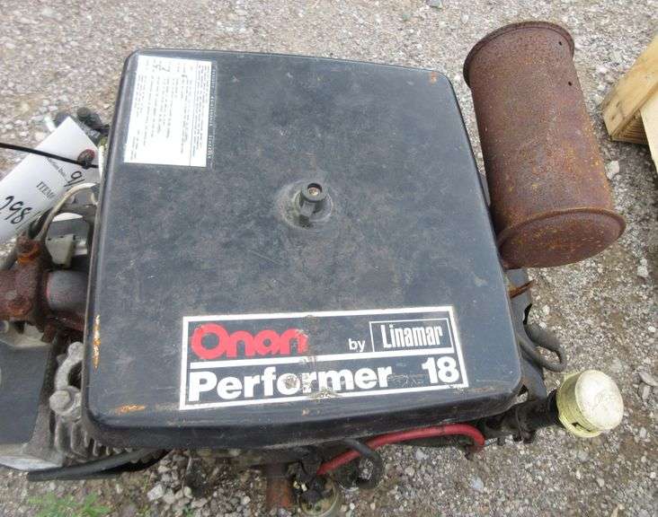 Onan performer, 18 HP, runs like new, came out of case 446, used