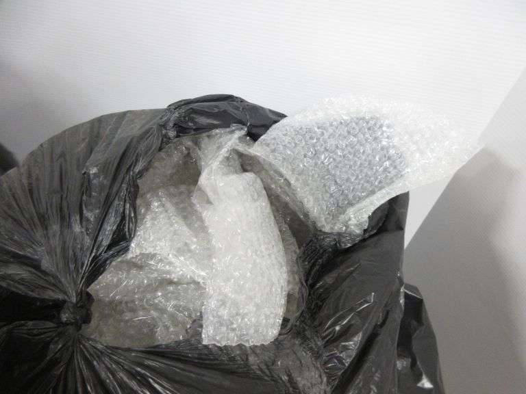 (2) Large Garbage bags full of pocket bubble wrap pouches Albrecht