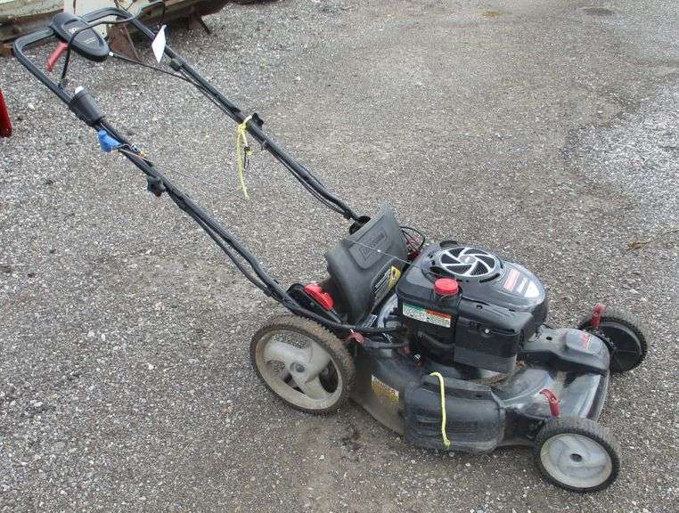 Lawn mower, hard to start, have to use starting fluid, 21", good