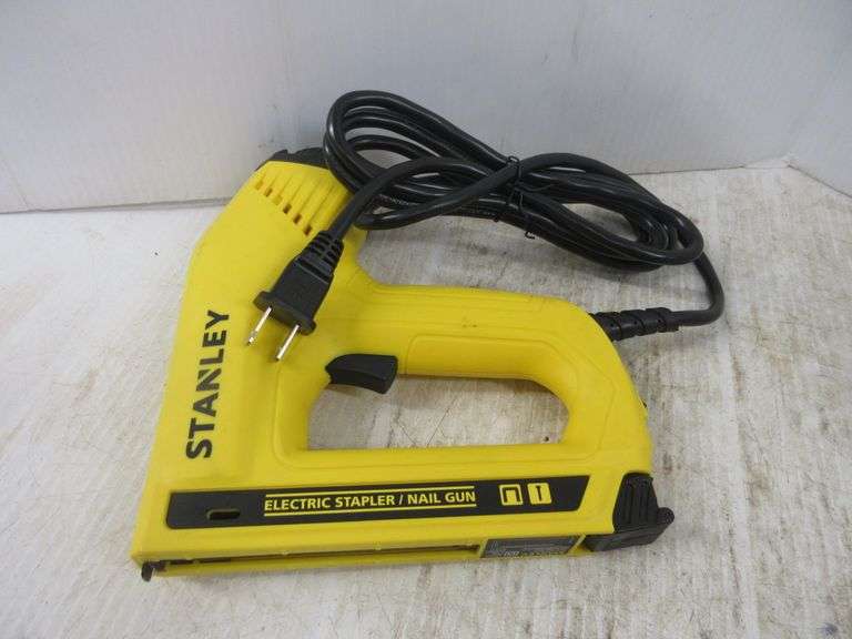 Stanley 1721 electric stapler nail gun, tested and works, used