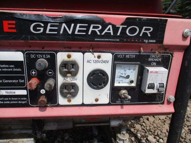ETQ generator, untested, for parts or repair, as is Albrecht Auction