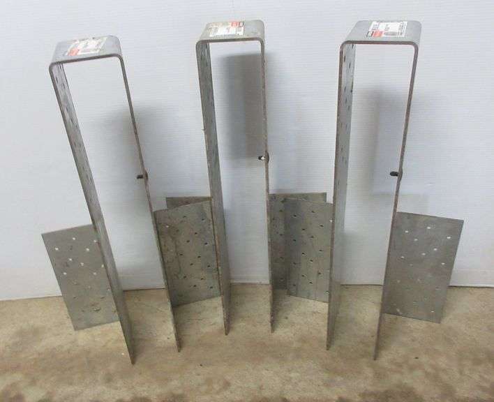 (3) Double LVL 24" hanger Albrecht Auction Service