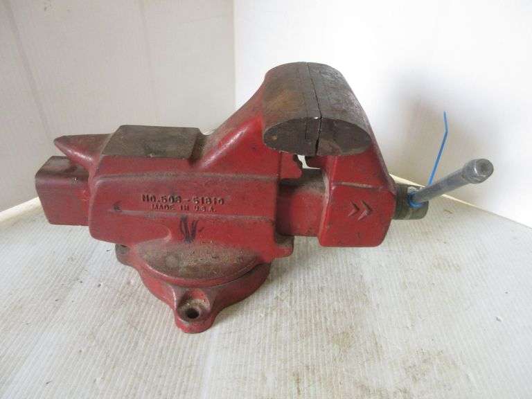 Craftsman 5" vise, No. 50651810, made in USA Albrecht Auction Service