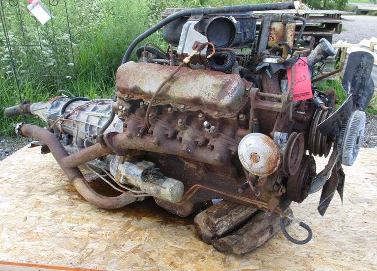 1991 Ford 7.3 diesel engine, 10/E40D transmission, worked when taken ...