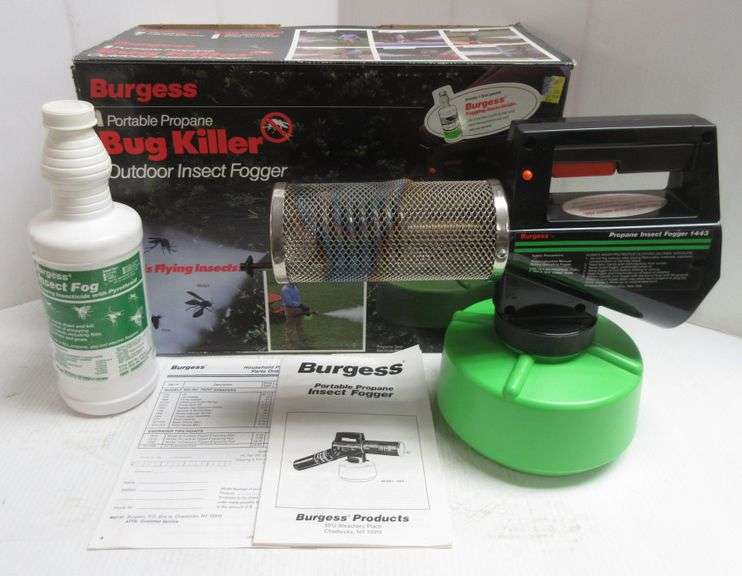 Burgess portable propane outdoor insect fogger Albrecht Auction Service