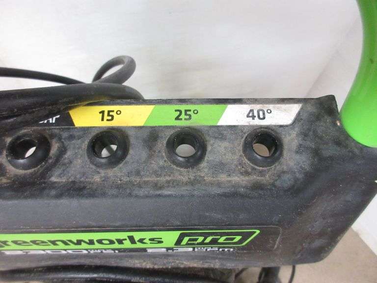 Greenworks Pro 2300 PSI Electric pressure washer, tested and works