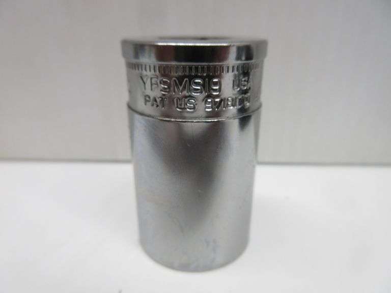 SnapOn 212YFSMSY 12piece 6point FDX metric semi deep socket set