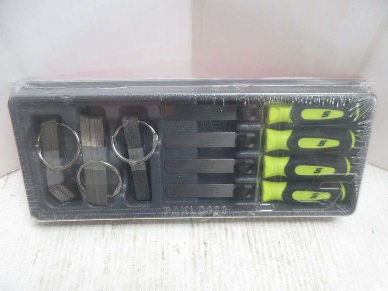 SnapOn feeler gauge set with HiViz handles, FB 336 HV, blades