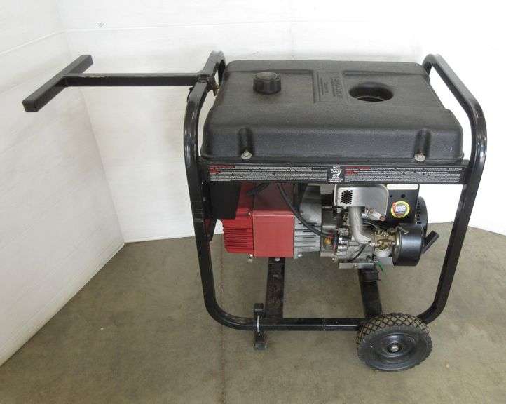 10 HP Coleman Powermate 5000 generator, fires with starting fluid but