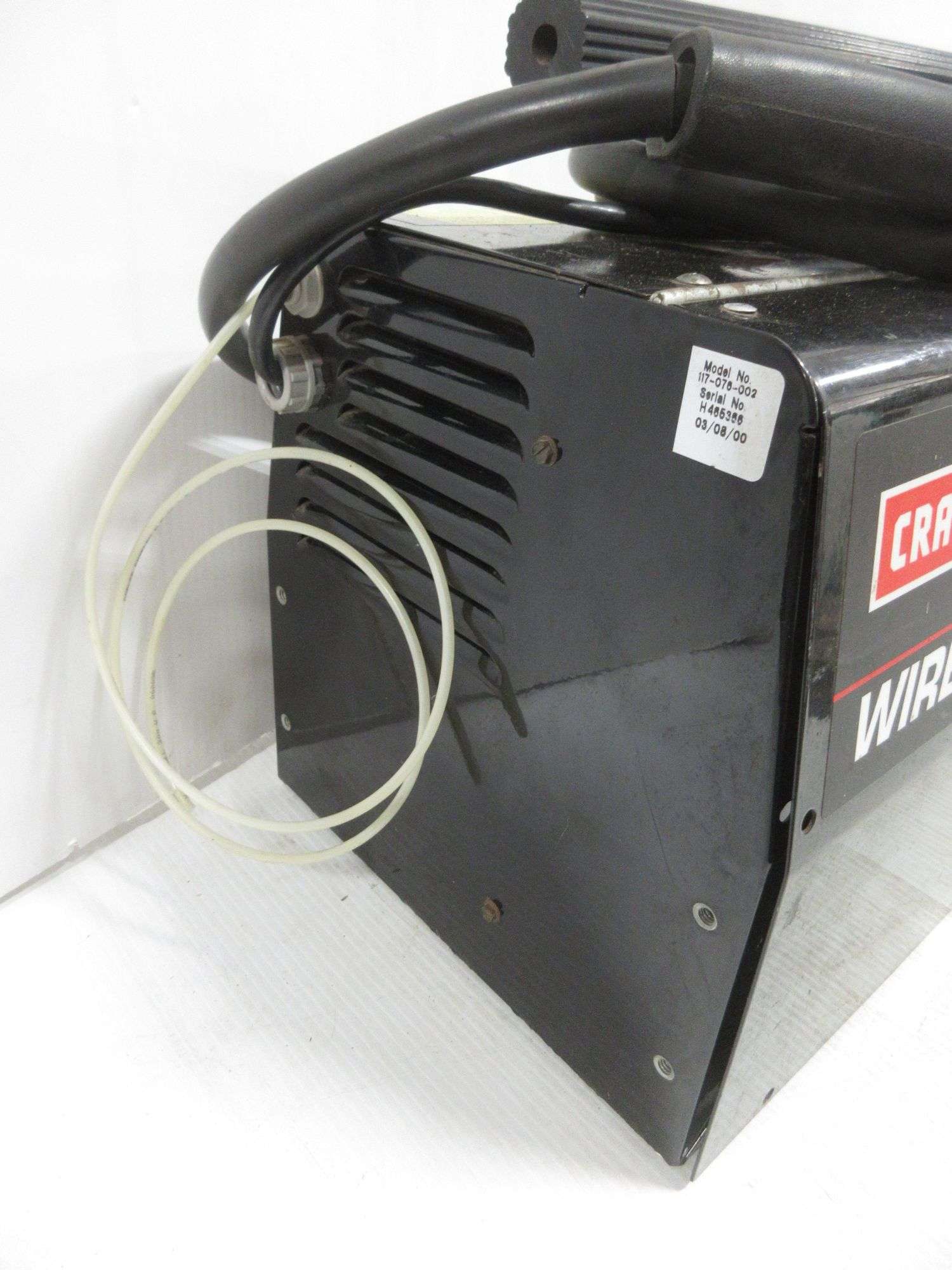 Craftsman Mig Welder, Model 117076002, Serial H 465366,, 52 OFF