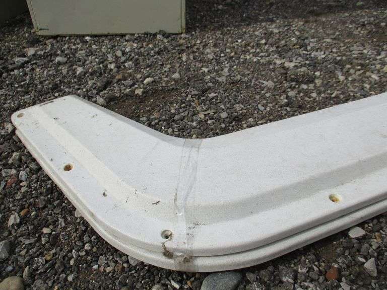 (2) Slide trailer fenders dual axles, used, fair Albrecht Auction Service