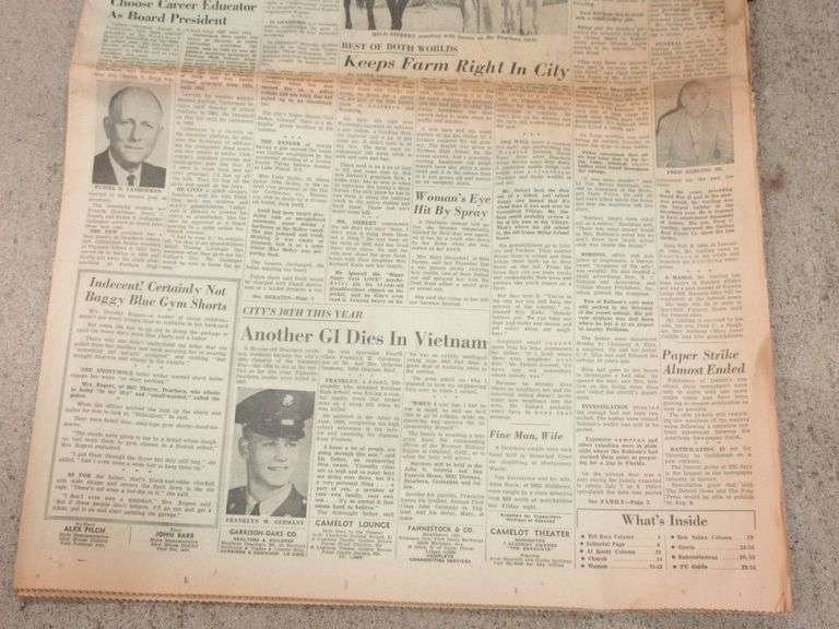 (5) The Dearborn Guide newspapers, from July 25th, 1968 Albrecht