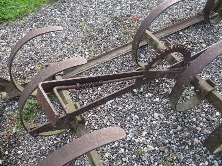 6' two-section spring tooth drag, good for food plots, can be towed by ...