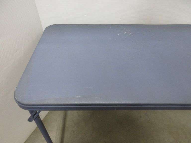 Folding table, 20"W x 48"D, good Albrecht Auction Service
