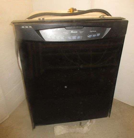 Amana dishwasher, works but leaves a film on dishes, top rack dishes do