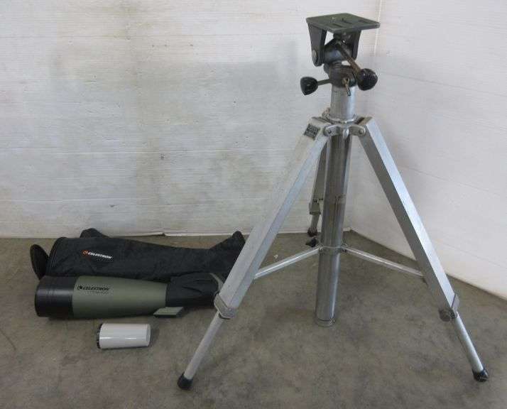 Celestron Spotting Scope with aluminium tripod Albrecht Auction Service
