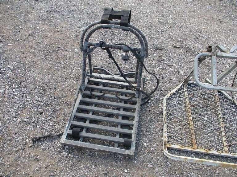 (2) Tree stands, one is as it's missing brackets and