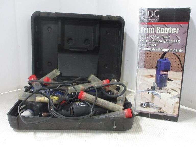 Trim router, Dremel multipro with extra bits and rechargeable