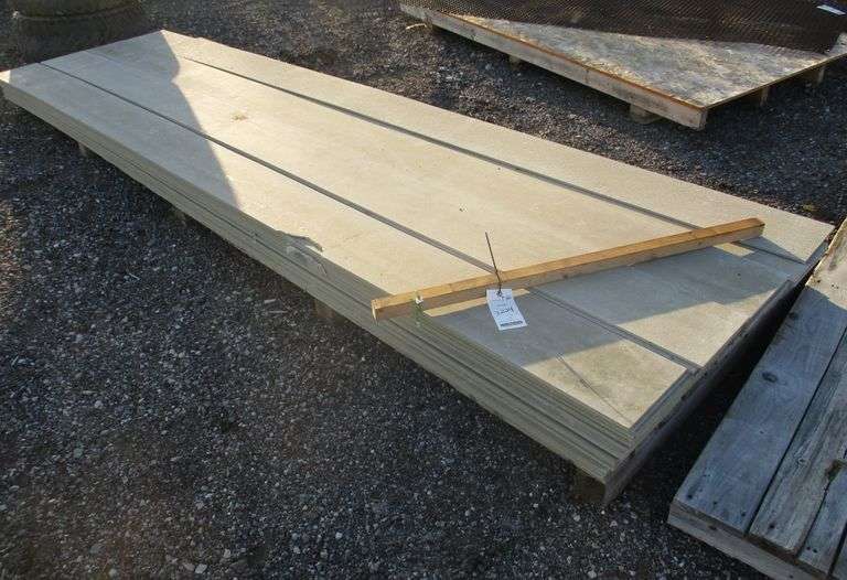 (50) Pieces of smooth hardie board siding, approx. 425 sq. ft. total, each 9" x 12'L, one board