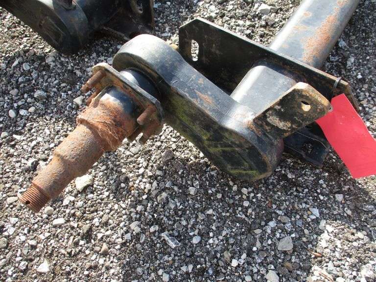 (2) 7,000 lb. Torflex axles, used, good Albrecht Auction Service
