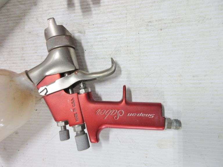 SnapOn spray guns, include BF700, Saber, and Astro pneumatic clean
