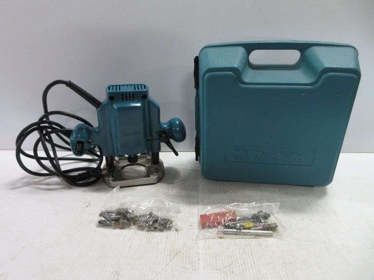 Makita router, model 3620, 115V in case Albrecht Auction Service