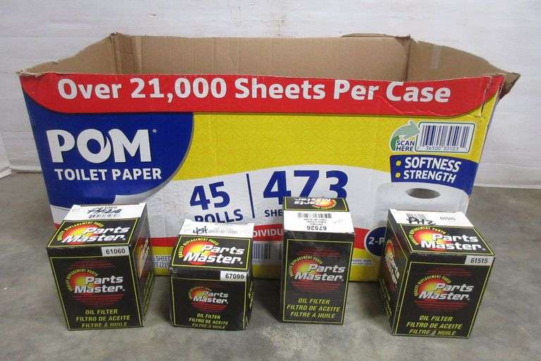 19Pieces of Parts Master oil filters, new Albrecht Auction Service