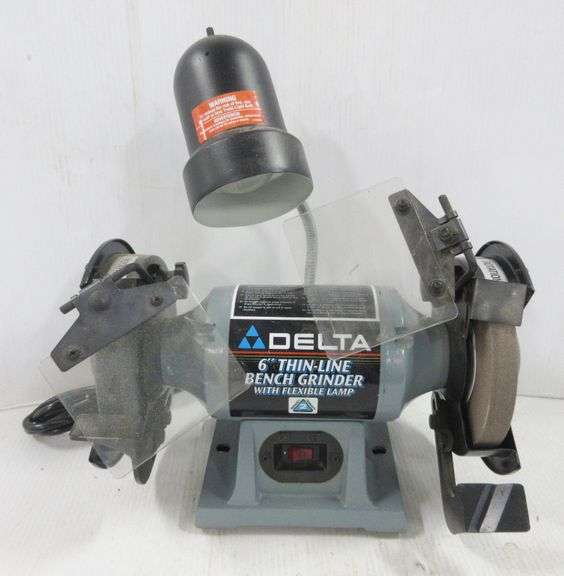 Delta 6" thinline bench grinder with a flexible lamp Albrecht