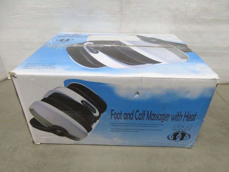 Cloud foot massager with heat, new Albrecht Auction Service