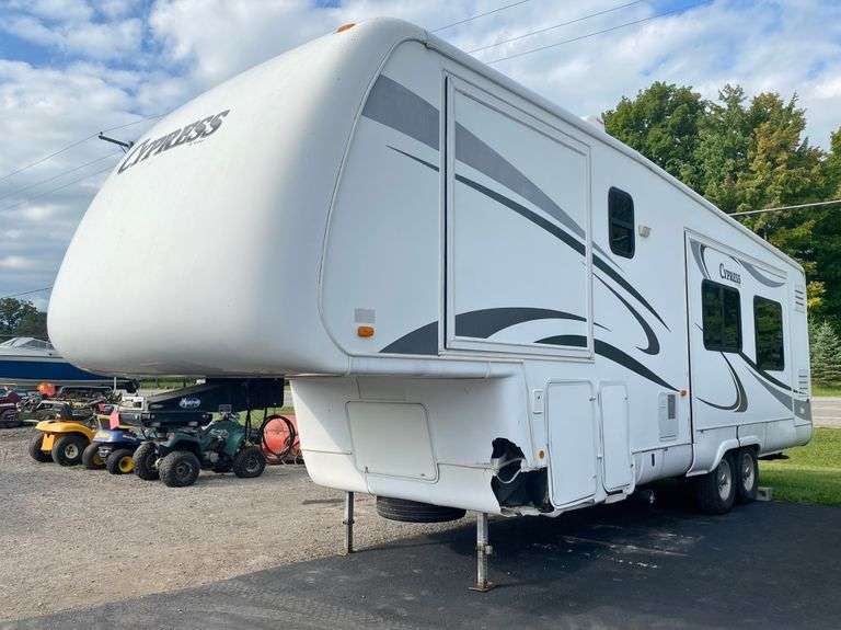 2006 Newmar Cypress 5th wheel trailer coach, 35'L, VIN
