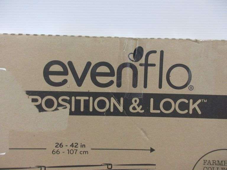 Evenflo wooden baby gate, fits 26" to 42" opening Albrecht Auction