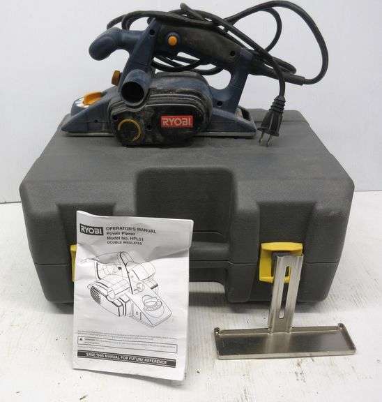 Ryobi electric hand planer, works, sharp blades Albrecht Auction Service