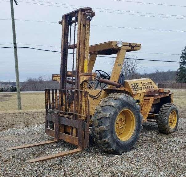 1988 MasterCraft S6H8F 4x4 Off Road Forklift, (Approx. 5000 Hours), Perkins Diesel Albrecht