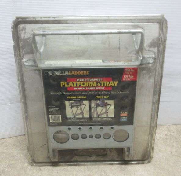 Gorilla ladder platform and tray, 300 lb. capacity, should fit most