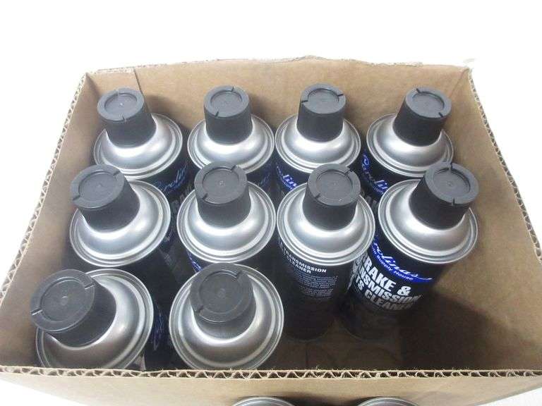 (12) 14 oz. Cans of Carolinas Brake Transmission Parts cleaner, new