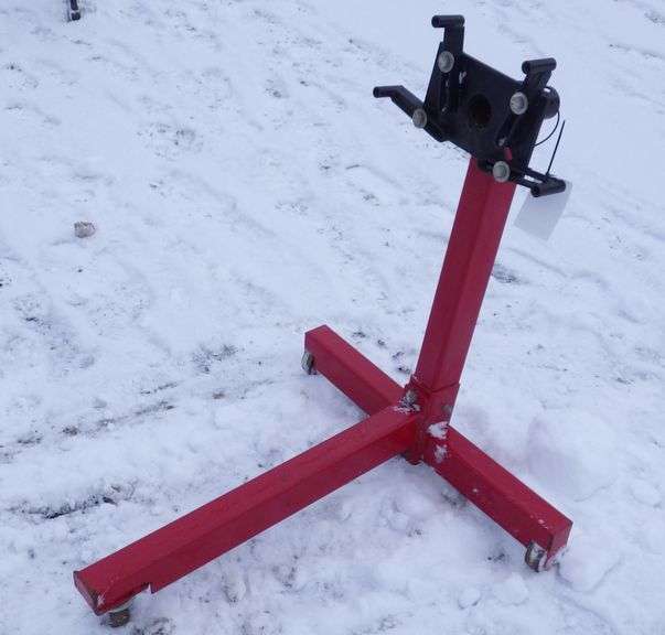 Engine stand, used, good Albrecht Auction Service