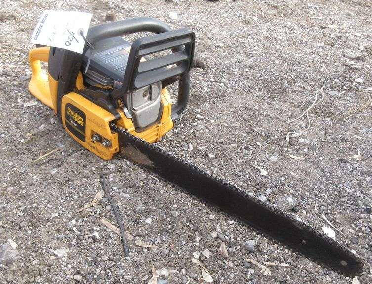 Poulan chainsaw, pulls free but won't start, as is Albrecht Auction