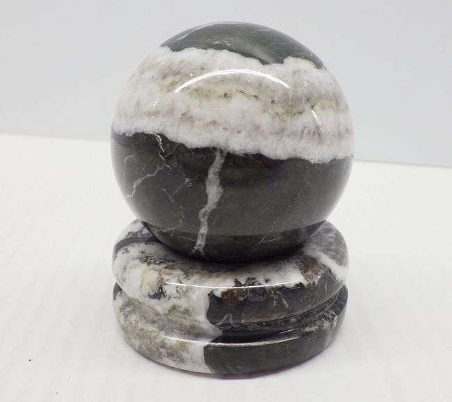 Black Zebra Jasper Sphere